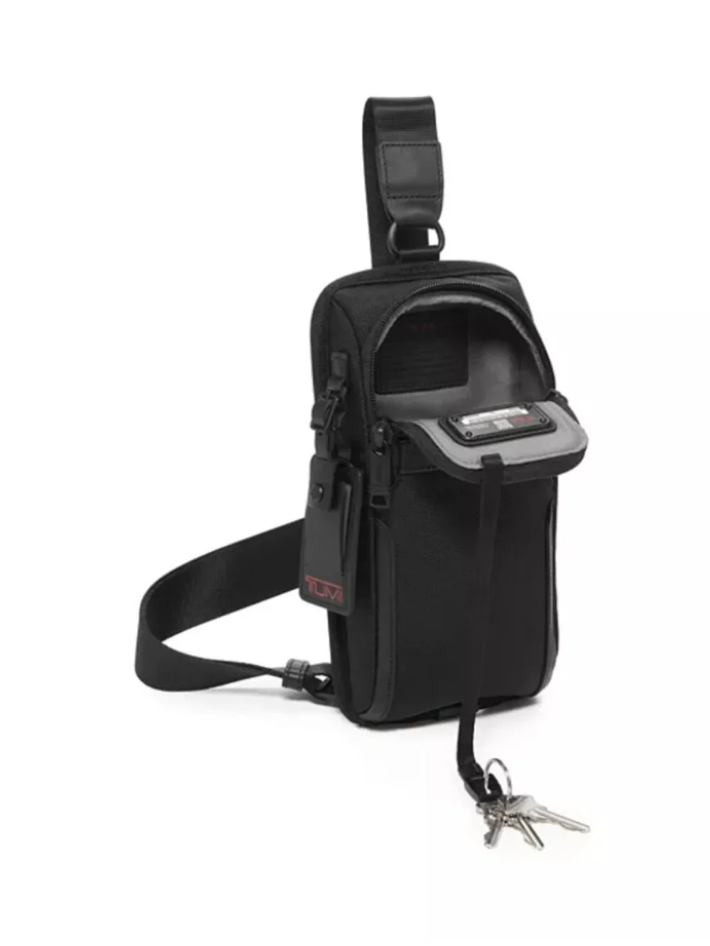 NWT Tumi Alpha Compact Sling Bag Black